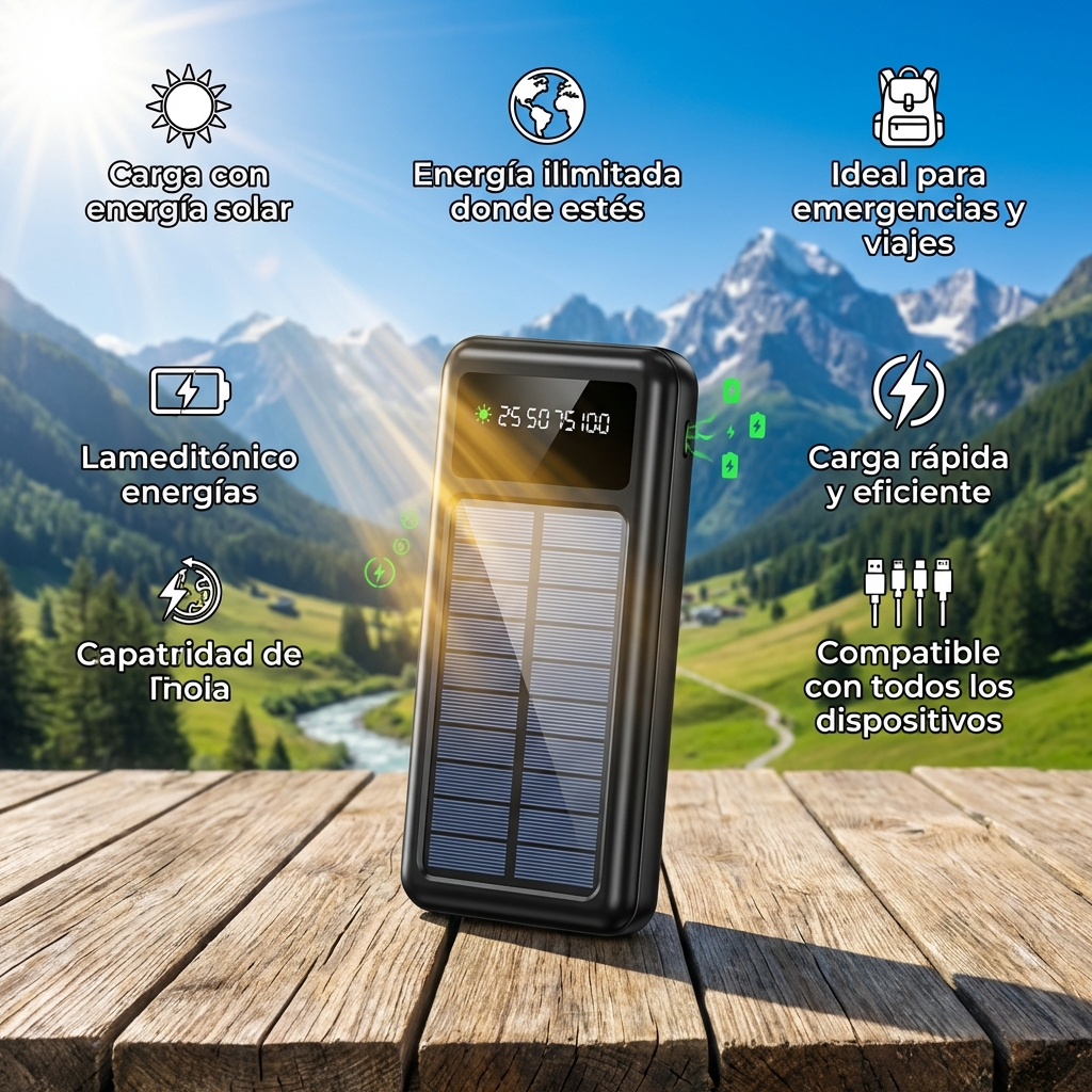 Cargador solar de batería de 20w