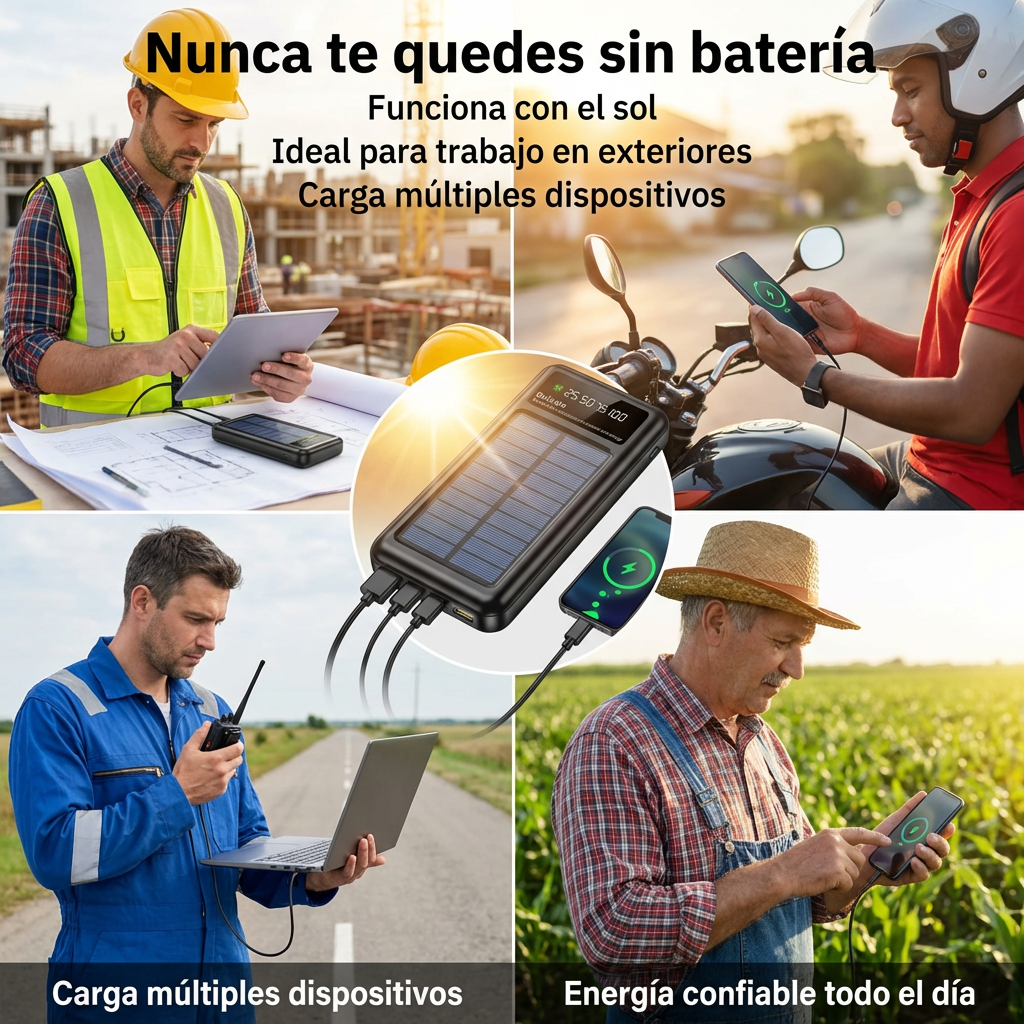 Cargador solar de batería de 20w