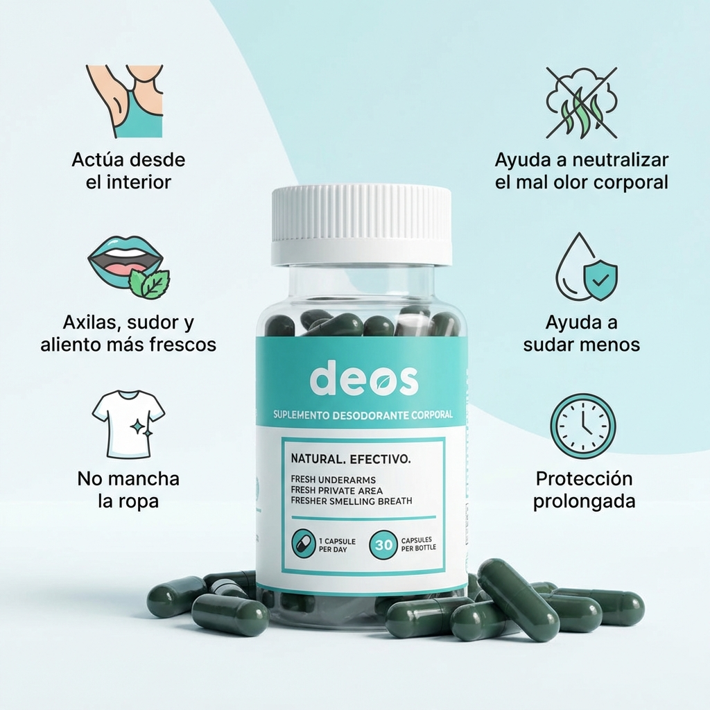 Desodorante corporal en capsulas