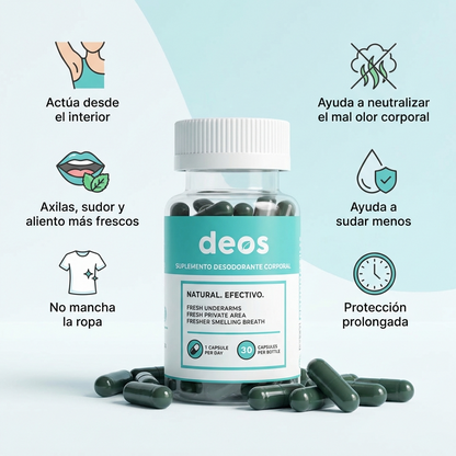 Desodorante corporal en capsulas